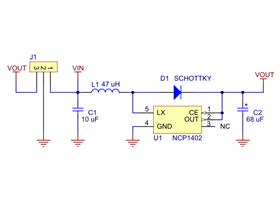 5V Boost Regulator schematic